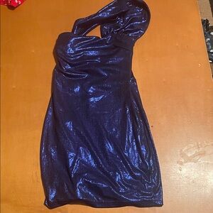 Superdown Midnight Blue Shimmer Dress